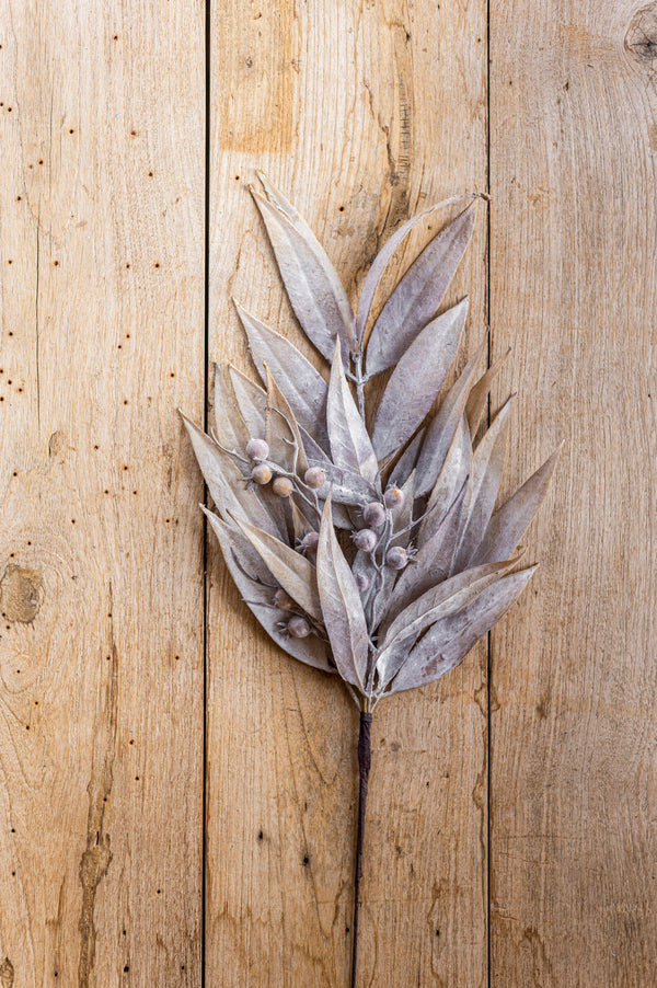 24 Inch Tan Eucalyptus & Rosehip Pick