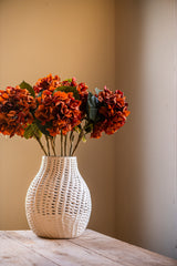 24.5 Inch Orange Real Touch Hydrangea