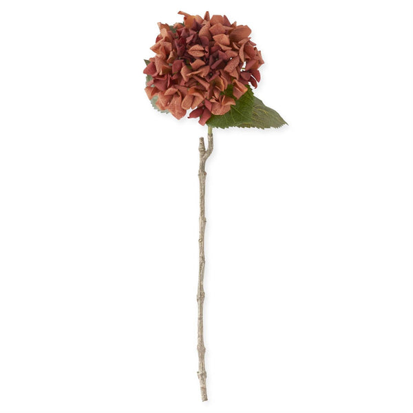 24.5 Inch Orange Real Touch Hydrangea