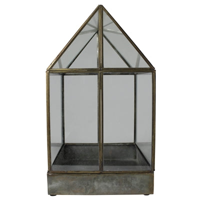 Pike Terrarium, Leaded Glass - Lrg