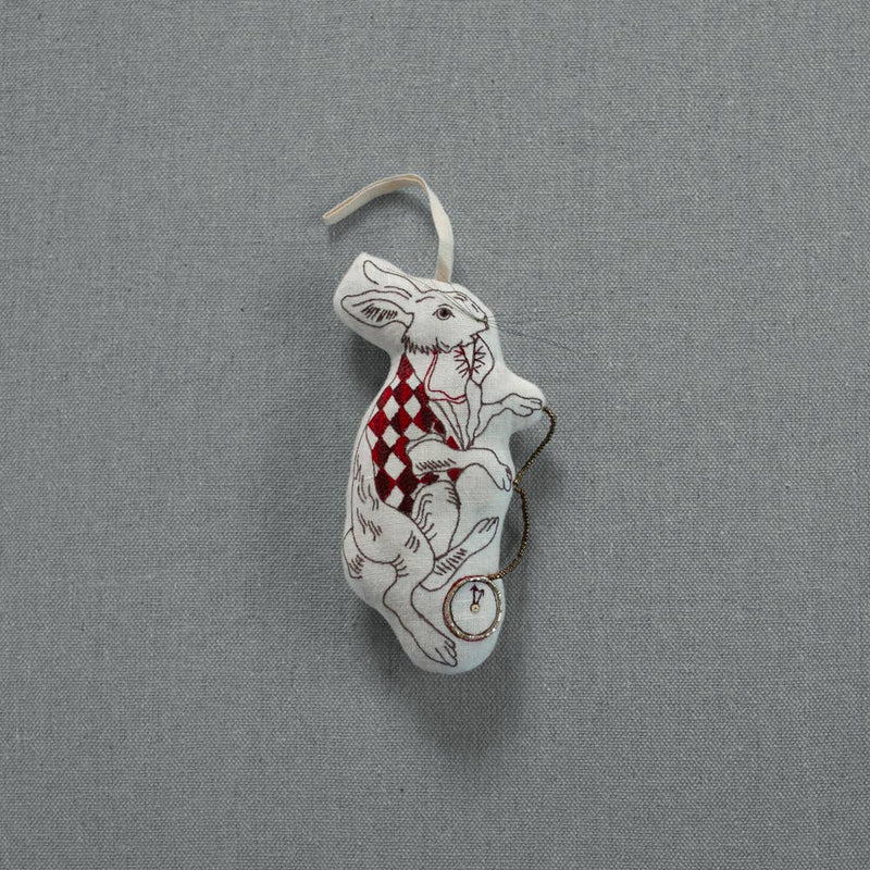 Handsome Hare, Rabbit, Cotton Ornament/Token