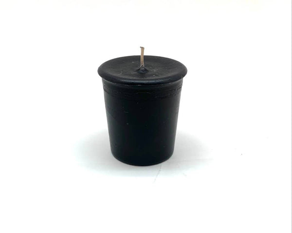 Black Votive Candle - protection, remove negativity