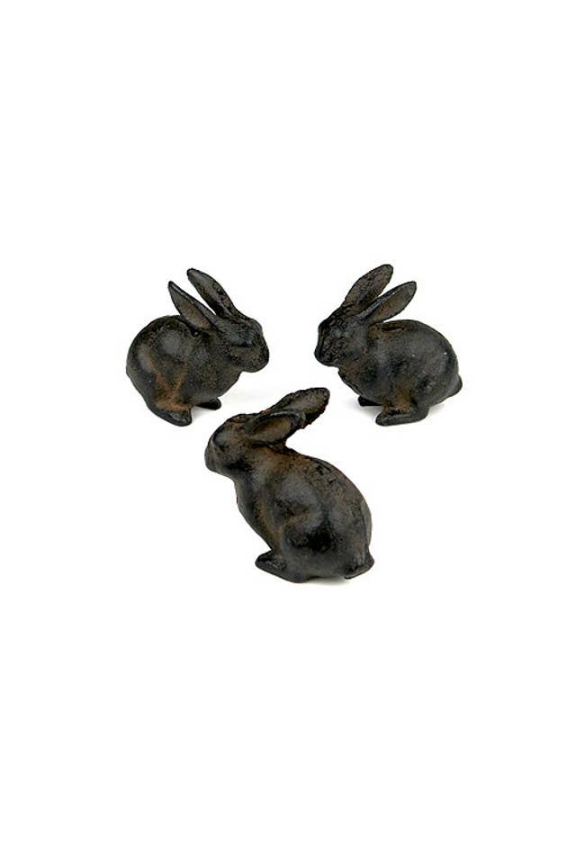 Small Cast Iron Rabbit