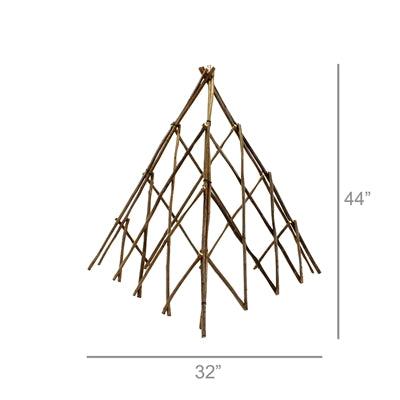 PYRAMID TWIG TRELLIS - LRG - NATURAL