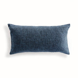 Bevin Lumbar Indoor Outdoor Pillow, Navy Blue