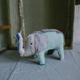 Kantha Baby Elephant - Soft Cotton Art Doll