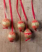 Ivory Hand painted egg - Small