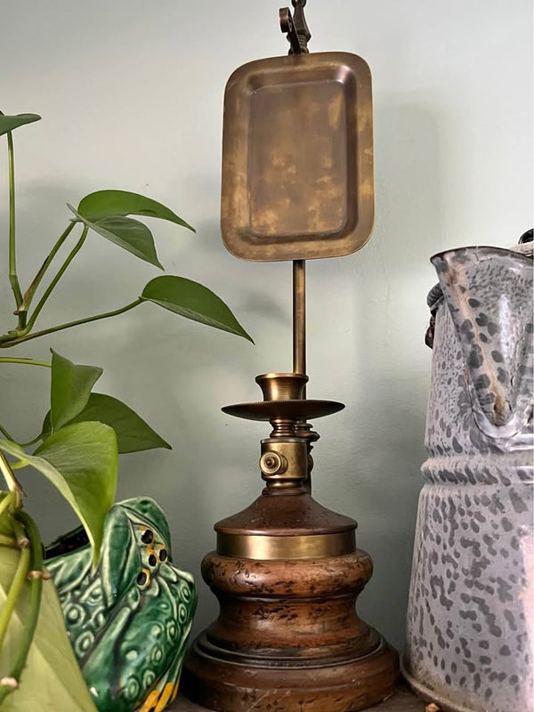 Antique Brass Candle Holder