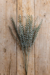 31 Inch Silver Glittered Stem w/Mini Teardrop