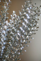 31 Inch Silver Glittered Stem w/Mini Teardrop