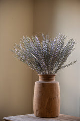 31 Inch Silver Glittered Stem w/Mini Teardrop