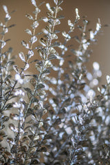 31 Inch Silver Glittered Stem w/Mini Teardrop