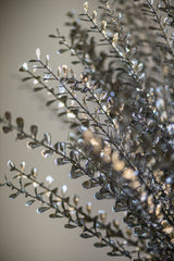 31 Inch Silver Glittered Stem w/Mini Teardrop
