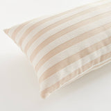 Grant Lumbar Indoor-Outdoor Pillow, Tan & Cream