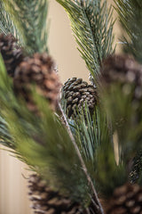 32 Inch Seafoam Long Needle Pine Stem w/Large