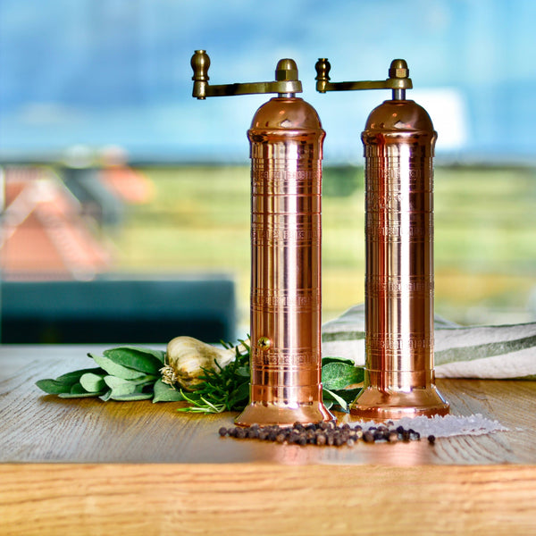 Copper 9" salt grinder