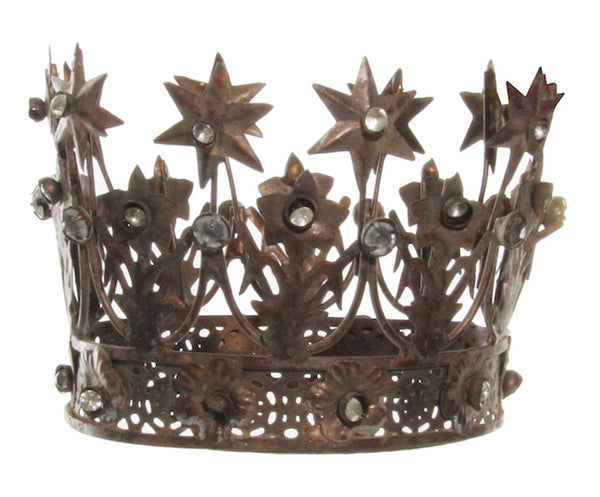 Metal  crown bronze antique d10cm