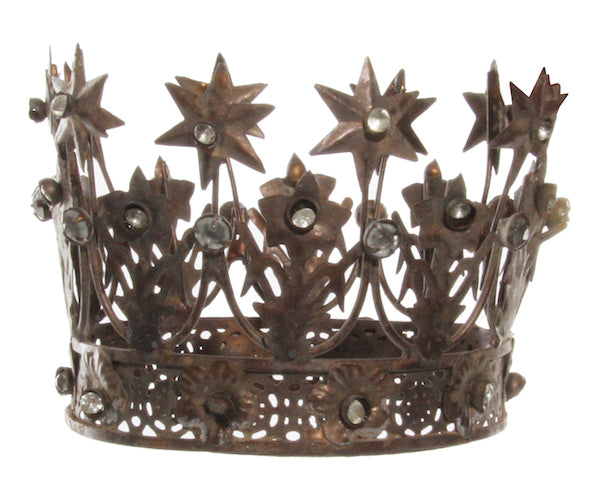 Metal  crown bronze antique d10cm