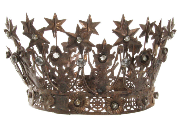 Metal  crown bronze antique d13cm