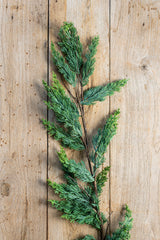 50 Inch Powdered Real Touch Cedar Garland