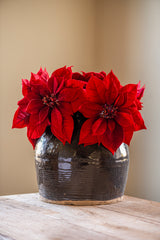 9 Inch Red Poinsettia Pick