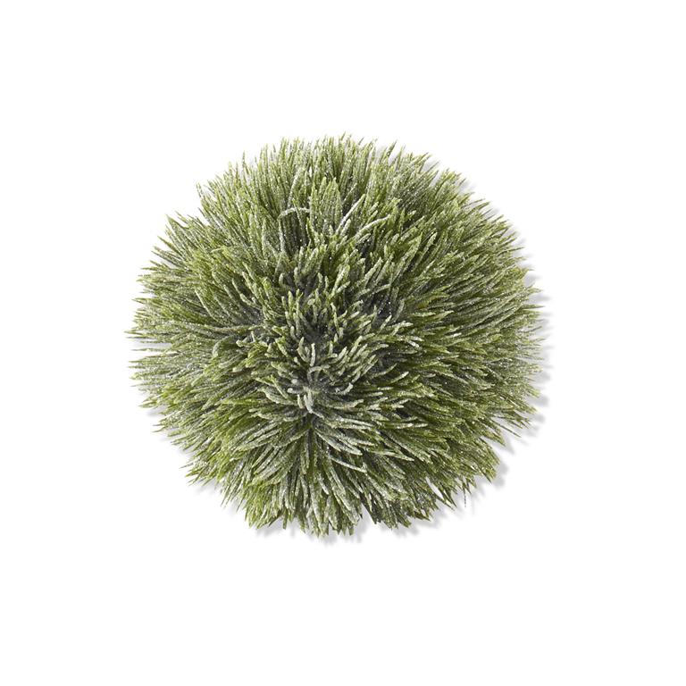 6.25 Inch Glittered Snowy Pine Ball