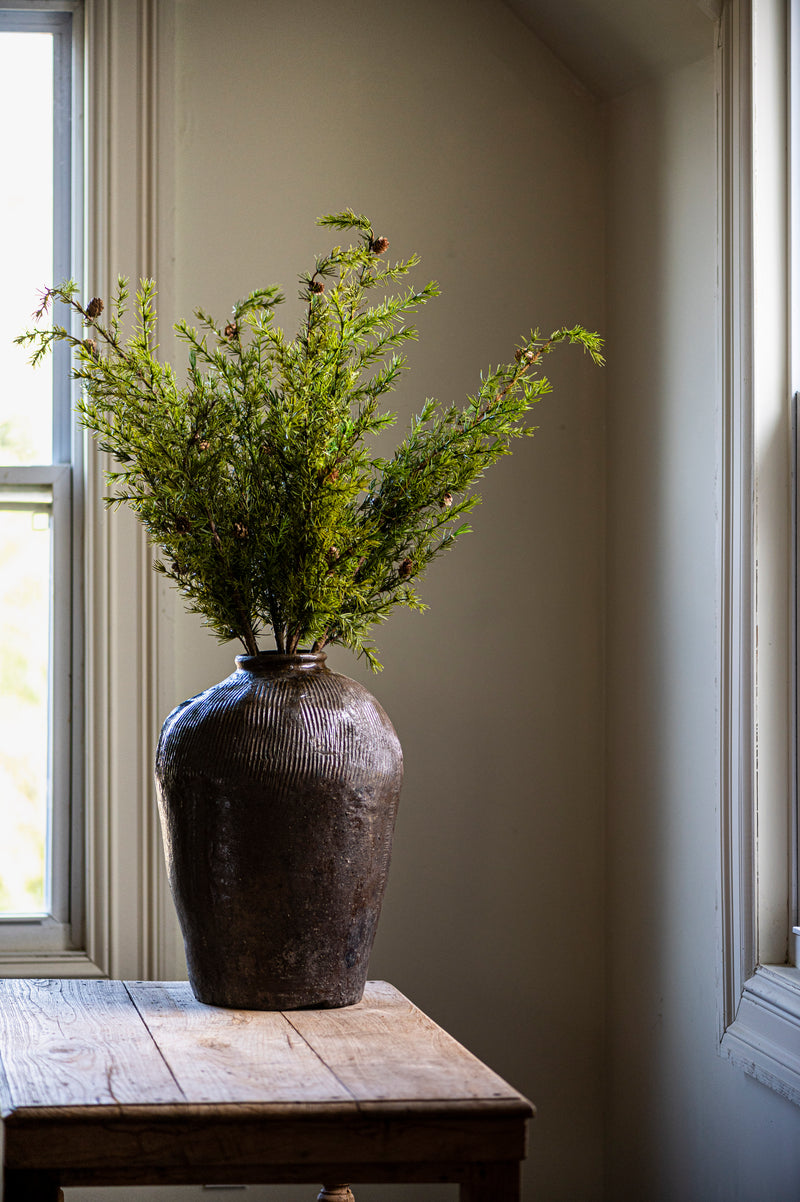 40 Inch Pine Stem w/Small Pinecones