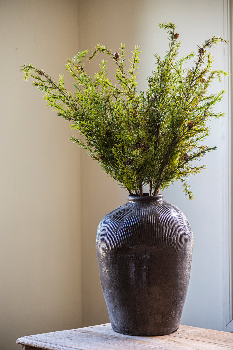 40 Inch Pine Stem w/Small Pinecones