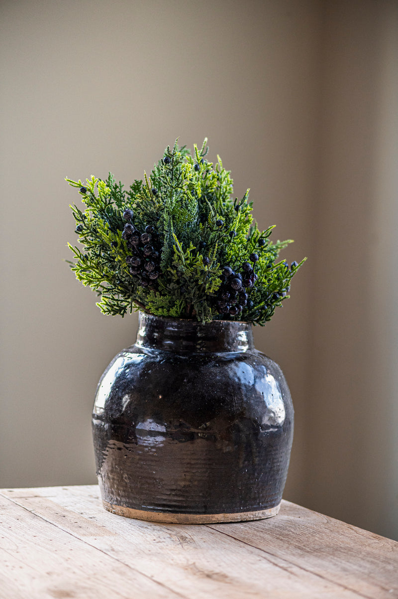 16.25 Inch Cedar & Blueberry Bundle (6 Stem)