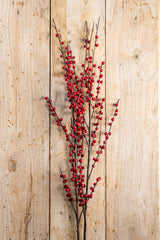 47 Inch Red Berry Branch