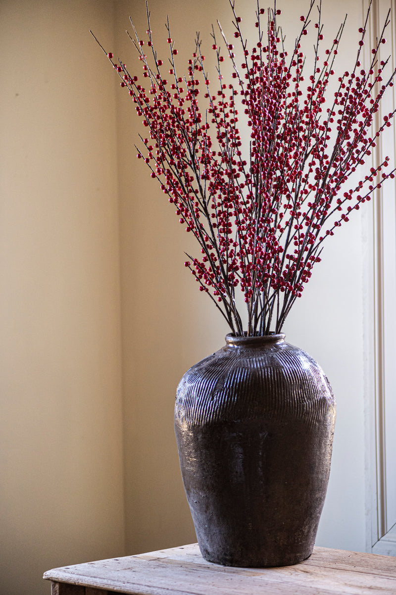 47 Inch Red Berry Branch