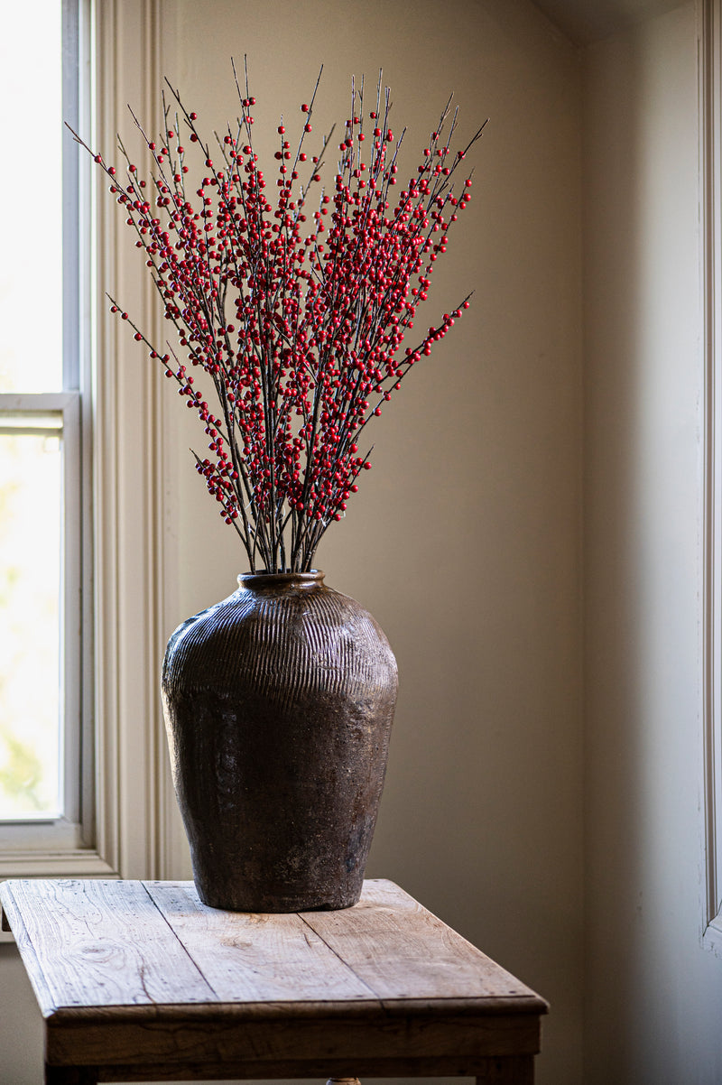 47 Inch Red Berry Branch