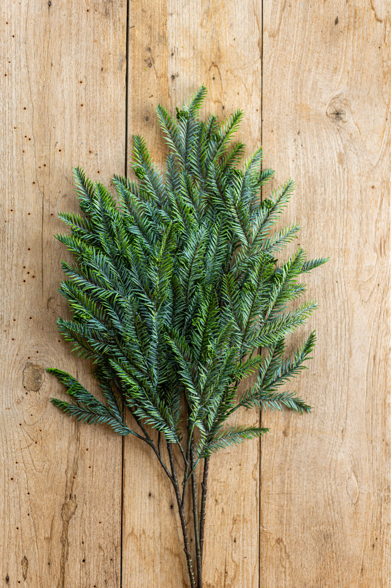 30 Inch Real Touch Pine Stem w/Pods