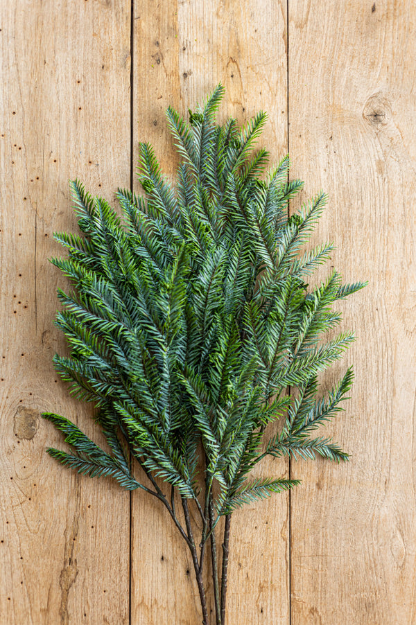 30 Inch Real Touch Pine Stem w/Pods