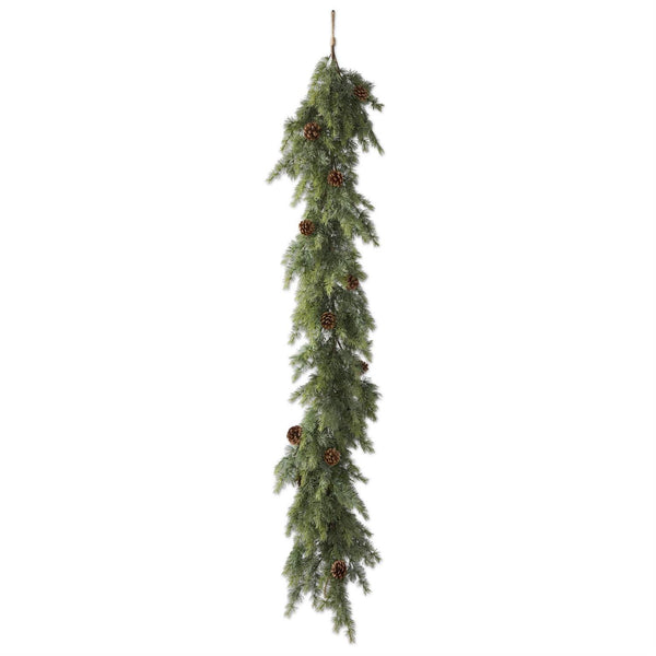 86 Inch Pine Garland w/Pinecones