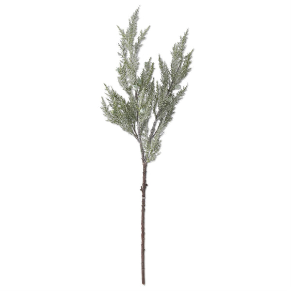 31 Inch Glittered Juniper Stem