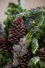 22 Inch Mixed Pine Bundle & Pinecones (8 Stems)