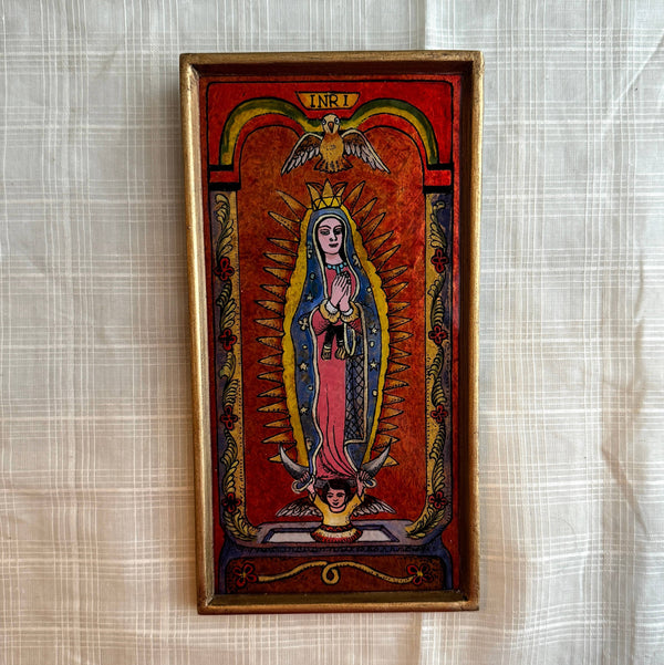 V. Guadalupe Glass Painting, Peru