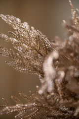 20.5 Inch Gold Glittered Bush