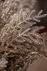 20.5 Inch Gold Glittered Bush