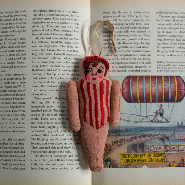 Chubby Carnival Babies - Cotton & Lavender filled Ornament