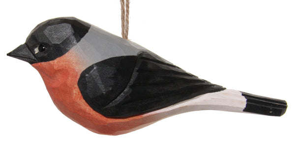 Wooden bullfinch 11cm