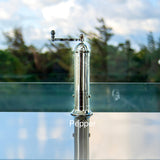 Chrome 9" pepper grinder