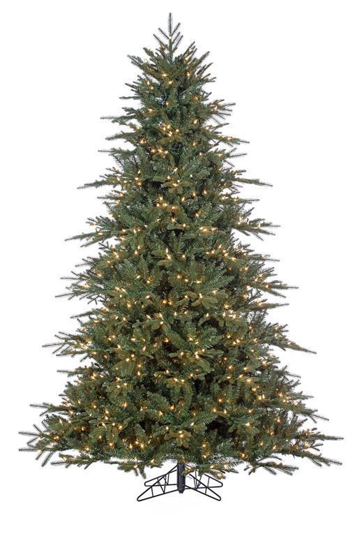 7.5' MAGELLAN SPRUCE TREE, EASY-LIT POLE, PRE-LIT W/ 350 M4 LED WARM WHITE LIGHTS