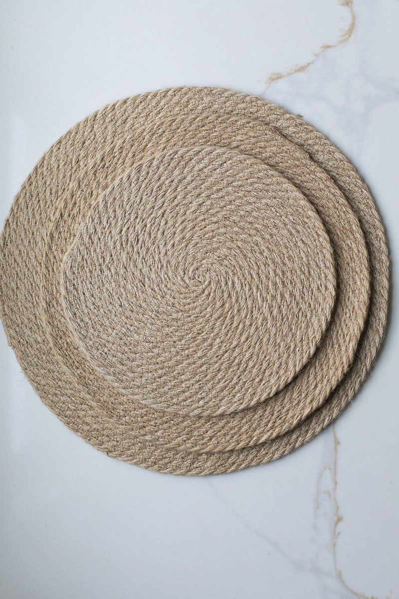 Farmhouse Simple Jute Charger