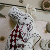 Handsome Hare, Rabbit, Cotton Ornament/Token