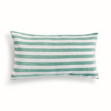 Grant Lumbar Indoor Outdoor Pillow, Teal Blue