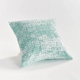 Hana Square Indoor-Outdoor Pillow 20", Teal Blue
