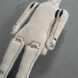 Automaton - Cotton Filled Ornament, Token, Doll, Embroidered