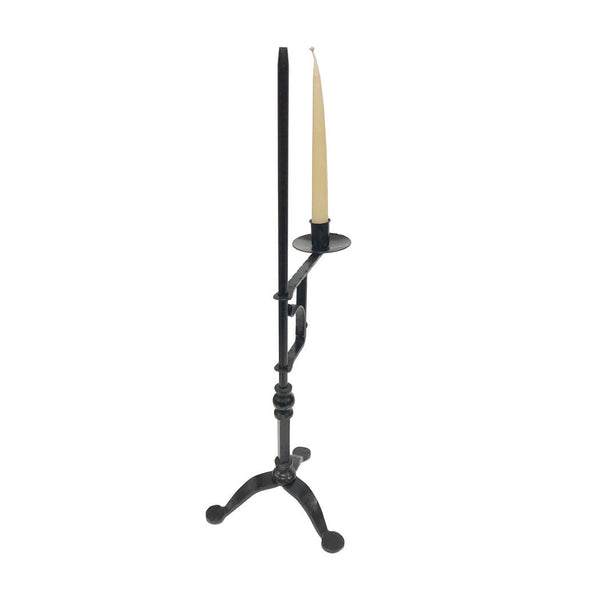 22" Adjustable Wrought Iron Candle Holder